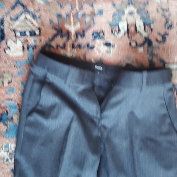 New Theory wool blue/ black suiting. Blazer & pant - Picture 4 of 12